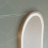 Oglinda LED Ovala, 50x80cm, Roven Senzor MotionGlow Marcello, Sistem Dezaburire, Ceas & Termometru, Dimabila [4]