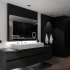 Oglinda LED Rectangulara, 120x80cm, Harmonie MotionGlow Marcello, Sistem Dezaburire, Ceas & Termometru, Lupa Cosmetica, Dimabila [3]