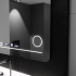 Oglinda LED Rectangulara, 80x60cm, Harmonie MotionGlow Marcello, Sistem Dezaburire, Termometru si Ceas, Lupa Cosmetica, Dimabila [4]