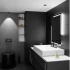 Oglinda LED Rectangulara, 60x80cm, Rayonnement MotionGlow Marcello, Sistem Dezaburire, Ceas & Termometru, Dimabila [3]