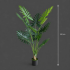 Planta Artificiala Tip Filodendron, 10 frunze, 160 cm, Verde [4]