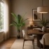 Planta Artificiala Copac Tip Palmier Regal, 160 cm, 7 frunze, Verde, cu Ghiveci [3]