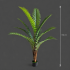 Planta Artificiala Copac Tip Palmier Regal, 180 cm, 10 frunze, Verde, cu Ghiveci [4]