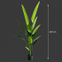 Planta Artificiala Tip Strelitzia Nicolai(Pasarea Paradisului), 220 cm, 13 frunze, Verde [4]