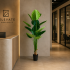 Planta Artificiala Tip Strelitzia, 180 cm, 15 frunze, Verde [2]