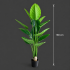 Planta Artificiala Tip Strelitzia, 180 cm, 15 frunze, Verde [4]