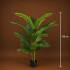 Planta Artificiala Copac Tip Palmier Kentia, 3 tulpini, 17 frunze, 160 cm, Verde, cu Ghiveci [4]