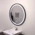 Oglinda LED Rotunda 60cm, Lucea Touch, Rama Neagra, Sistem Dezaburire, Dimabila [4]