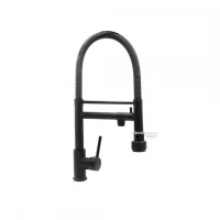 Baterie Bucatarie, Inox si Alama Negru, YD/302 Baterie Bucatarie, Inox si Alama Negru, YD/302