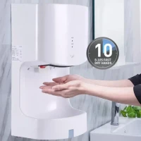 Uscator de maini automat cu senzor FL-2020, 1200W, Jet de aer, Alb Uscator de maini automat cu senzor FL-2020, 1200W, Jet de aer, Alb