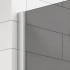 Paravan dus Walk-In 90x195 cm, sticla securizata 8 mm, gri, profil metalic rezistent [4]