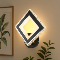 Aplica LED TERRANO cu Cristale, Patrat, 24W, Lumina Rece/Calda/Neutra, Negru & Inox Aplica LED TERRANO cu Cristale, Patrat, 24W, Lumina Rece/Calda/Neutra, Negru & Inox