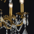 Candelabru SANSSOUCI Royal 12xE14 Metal si Cristal Inaltime Reglabila Alama Antichizata [2]