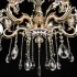 Candelabru Cristal Luciano, 6xE14, Auriu, Metal si Cristal [3]