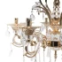Candelabru Ludovico, 8xE14, Auriu, Metal si Cristal [2]