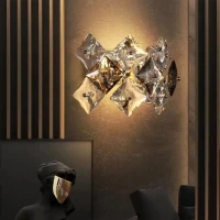 Aplica Yasmina 2xE14, Metal si Cristal, Crom Aplica Yasmina 2xE14, Metal si Cristal, Crom