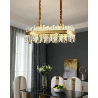 Candelabru LED Achim cu Telecomanda, 200W, Diametru 80cm, Auriu, Dimabil Candelabru LED Achim cu Telecomanda, 200W, Diametru 80cm, Auriu, Dimabil