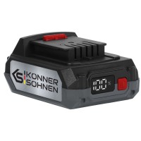 Acumulator litiu 20V, 2Ah - Konner & Sohnen - KS 20V2-1 Acumulator litiu 20V, 2Ah - Konner & Sohnen - KS 20V2-1