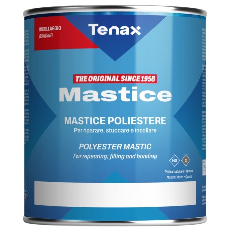 Adeziv / mastic solid colorat GALBEN PAI, pt. piatra naturala si quartz -Tenax Solido 1lt + catalizator tub 45ml [1]