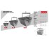 Bena trapezoidala 150 Litri cu inel pt. Electropalane IORI-TPZ150L [2]