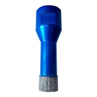 Carota diamantata pt. gresie portelanata & piatra - diam. 14mm -cu ceara- Super Premium - DXDH.80407.014.W