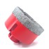 Carota diamantata pt. gresie portelanata & piatra - diam. 75mm - Profesional Standard - DXDY.REDrill.75 [2]