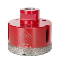 Carota diamantata pt. portelan, placi ceramice DryGres 68mm - RUBI-4917