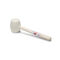 Ciocan din cauciuc alb rotund, 250g - RUBI-66905 Ciocan din cauciuc alb rotund, 250g - RUBI-66905