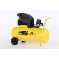 Compresor de aer cu piston - 1.5 kW, 190 L/min, 8 bari - Rezervor 50 Litri - ABAC-MONTE-CARLO-B20-BASELINE