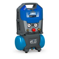 Compresor de aer cu piston fara ulei, silentios - 1.1 kW, 160 L/min, 8 bari - Rezervor 6 litri - ABAC-SUITCASE-6 Compresor de aer cu piston fara ulei, silentios - 1.1 kW, 160 L/min, 8 bari - Rezervor 6 litri - ABAC-SUITCASE-6