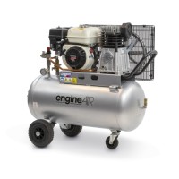Compresor de aer cu piston, motor Honda - 3.5 kW, 320 L/min, 10 bari - Rezervor 100 Litri - ABAC-engineAIR-4/100-10-Petrol