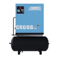 Compresor de aer profesional cu surub - 4 kW, 500 L/min, 10 bari - Rezervor 100 Litri - ABAC-CROSS-500-10-400/50-100 Compresor de aer profesional cu surub - 4 kW, 500 L/min, 10 bari - Rezervor 100 Litri - ABAC-CROSS-500-10-400/50-100