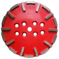 Disc cu segmenti diamantati pt. slefuire pardoseli - segment mediu - Rosu - 250 mm - prindere 19mm - DXDH.8500.250.43 Disc cu segmenti diamantati pt. slefuire pardoseli - segment mediu - Rosu - 250 mm - prindere 19mm - DXDH.8500.250.43