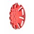 Disc cu segmenti diamantati pt. slefuire pardoseli - segment mediu - Rosu - 250 mm - prindere 19mm - DXDY.8500.250.43 [2]