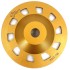 Disc cupa diamantata cu dinti alternativi pentru slefuire rapida de Beton si Abrazive 180mmx22,2mm PREMIUM - DXDY.PLCC.180 [4]