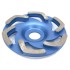 Disc cupa diamantata forma L pentru slefuire Beton/Abrazive 115x22,2mm Standard Profesional - BlueLine - DXDY.BLLC.115 [2]