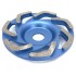 Disc cupa diamantata forma L pentru slefuire Beton/Abrazive 125x22,2mm Standard Profesional - BlueLine - DXDY.BLLC.125 [2]