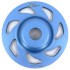 Disc cupa diamantata forma L pentru slefuire Beton/Abrazive 125x22,2mm Standard Profesional - BlueLine - DXDY.BLLC.125 [3]