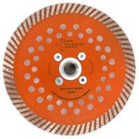 Disc diamantat pentru taiat Granit, Piatra, Beton armat, Materiale dure TURBO Laser 125mm cu prindere M14 SUPER PREMIUM - DXDY.PMPT.125.M14 Disc diamantat pentru taiat Granit, Piatra, Beton armat, Materiale dure TURBO Laser 125mm cu prindere M14 SUPER PREMIUM - DXDY.PMPT.125.M14