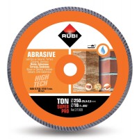 Disc diamantat pt. materiale abrazive 250mm, TON 250 SuperPro - RUBI-31909 Disc diamantat pt. materiale abrazive 250mm, TON 250 SuperPro - RUBI-31909