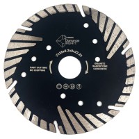 Disc diamantat TURBO Premium pentru Granit, Marmura, Piatra 125x22,2 (mm) - Triangle Protect - DXDY.2287.125