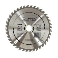 Disc Premium TCT - panza de fierastrau circular pentru taiat lemn, 210x30/25,4/20 cu 40 dinti din carbura de tungsten (vidia) - DXDY.PW210-40