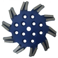 Disc stea cu segmenti diamantati pt. slefuire pardoseli - segment dur - Albastru - 250 mm - prindere 19mm - DXDH.8501.250.11.23 Disc stea cu segmenti diamantati pt. slefuire pardoseli - segment dur - Albastru - 250 mm - prindere 19mm - DXDH.8501.250.11.23