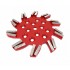 Disc stea cu segmenti diamantati pt. slefuire pardoseli - segment fin - Rosu - 250 mm - prindere 19mm - DXDY.8501.250.11.63 [2]