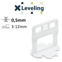 Distantiere autonivelare ( Clips-uri ) pt. gresie, faianta si placi - Rost de 0,5 mm - 100 buc - XLEV-PLC0.5100 Distantiere autonivelare ( Clips-uri ) pt. gresie, faianta si placi - Rost de 0,5 mm - 100 buc - XLEV-PLC0.5100
