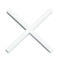 Distantiere lungi ( Cruciulite ) pt. placi - gresie si faianta - Rost 2 mm - L - 1000 buc - RUBI-2972