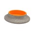 Freza diamantata pentru profilare granit, marmura, gresie Profil Semirotund Half Bullnose, R-15mm, ∅75x22,23mm - DXDY.FPP.HBN15 [2]
