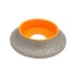 Freza diamantata pentru profilare granit, marmura, gresie Profil Semirotund Half Bullnose, R-15mm, ∅75x22,23mm - DXDY.FPP.HBN15 [3]