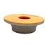 Freza diamantata pentru profilare granit, marmura, gresie Profil Semirotund Half Bullnose, R-20mm, ∅75x22,23mm - DXDY.FPP.HBN20 [3]