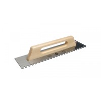 Gletiera dintata cu maner din lemn 48cm, 10mm - RUBI-65983 Gletiera dintata cu maner din lemn 48cm, 10mm - RUBI-65983